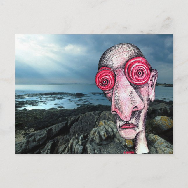 Insomniac Visits Coast at Sene Postcard (Front)