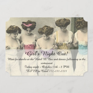 Inspection Girls Night Out Invitation