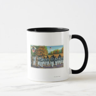 Inspection in Camp, Soldiers in Formation Mug