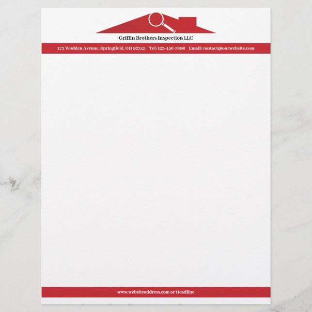Inspection Letterhead (Front)