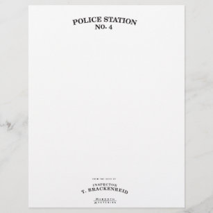 Inspector Brackenreid Stationery