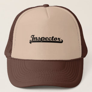 Inspector Classic Job Design Trucker Hat