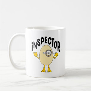 Inspector Egghead Text Coffee Mug