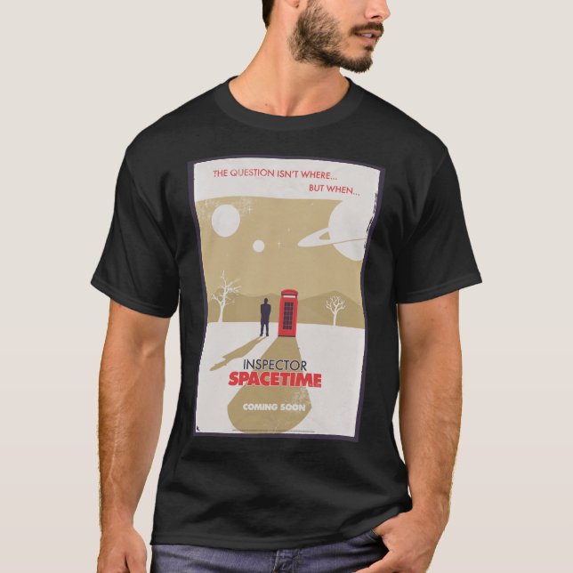 Inspector Spacetime  T-Shirt (Front)