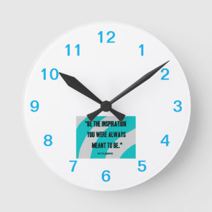 Inspiration Acrylic Wall Clock