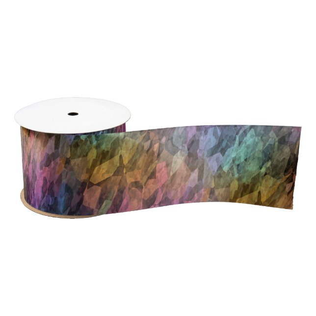 inspiration antechamber - rainbow crystal : satin ribbon (Spool)