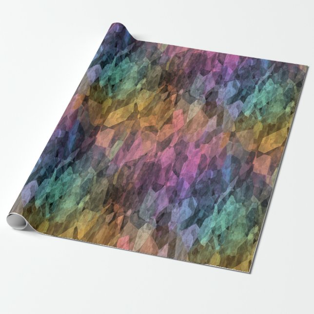 inspiration antechamber - rainbow crystal : wrapping paper (Unrolled)