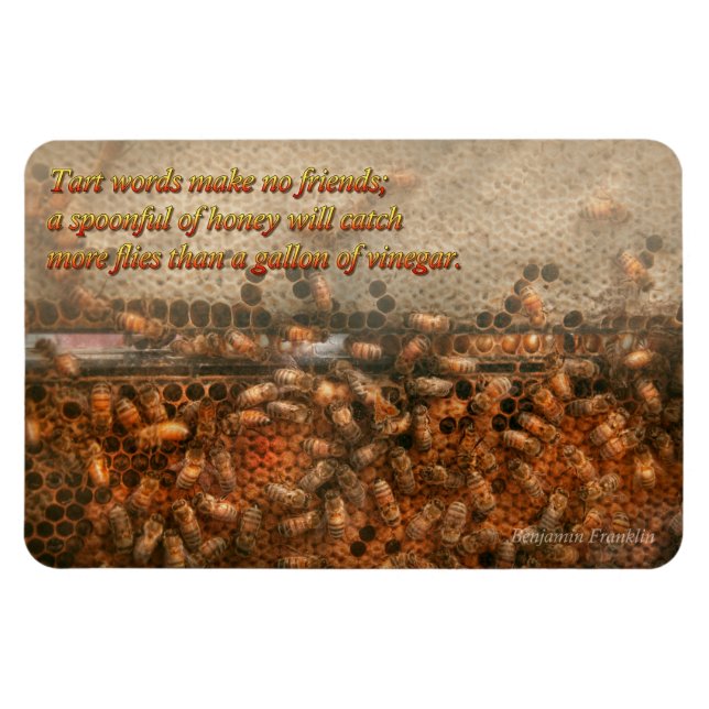 Inspiration - Apiary - Bee's - Sweet success Magnet (Horizontal)