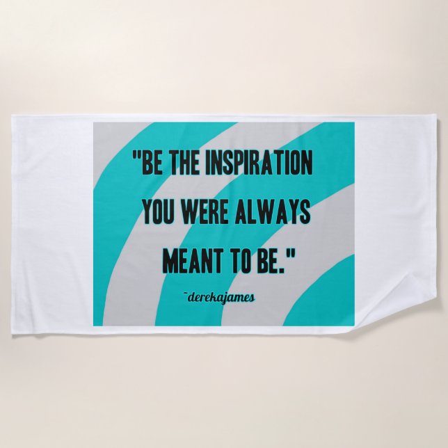 Inspiration Beach Towel (Front)