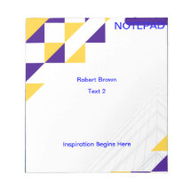 Inspiration begins here. Note pad for all