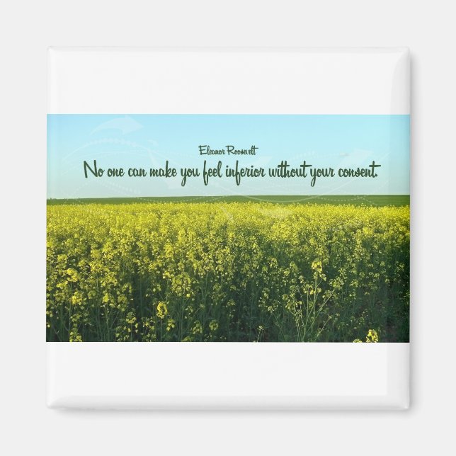 Inspiration by Eleanor Roosevelt Magnet (Front)