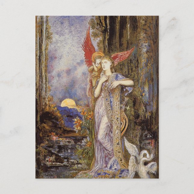 Inspiration by Gustave Moreau Postcard (Front)