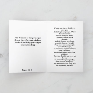 Inspiration, Encouragement, Faith, Hope Thank You Card