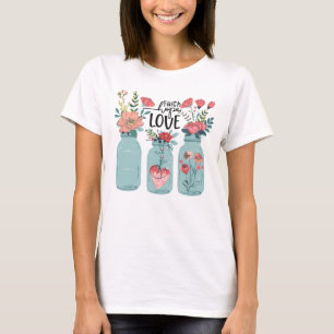 Inspiration faith hope love word art t-shirt