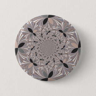 Inspiration Flower 6 Cm Round Badge