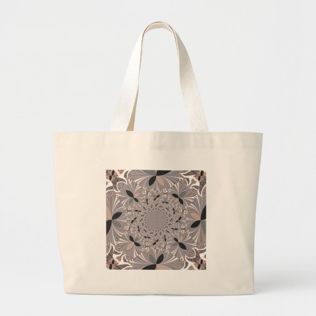 Inspiration Flower Large Tote Bag (Front)