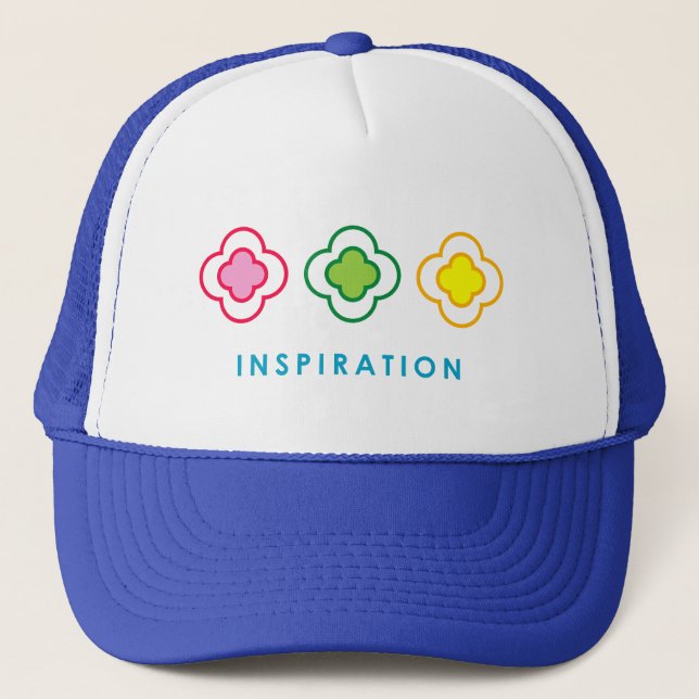 Inspiration (Flowers) Trucker Hat (Front)