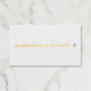 Inspiration Foil Gift Tag