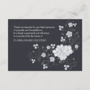 Inspiration Funeral Thank You Card