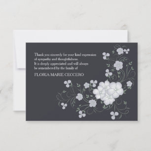 Inspiration Funeral Thank You Card
