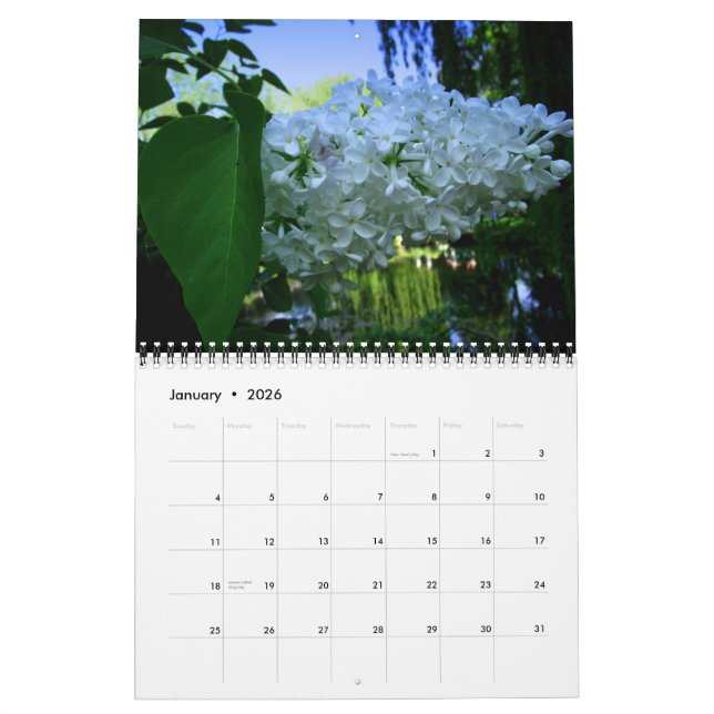 Inspiration: Giverny, home of Claude Monnet Calendar (Jan 2026)