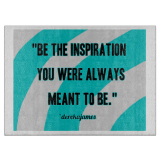 Inspiration Glass Cutting Board 