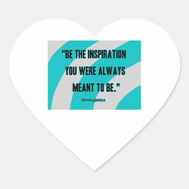 Inspiration Heart Sticker (Front)