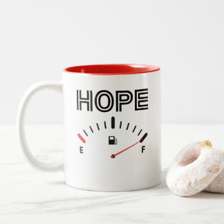 Inspiration Hope Full  Two-Tone Coffee Mug