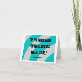 Inspiration Horizontal Small Greeting Card
