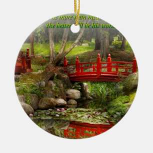 Inspiration - Japanese Garden - Meditation Ceramic Tree Decoration