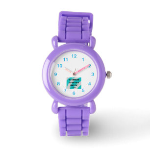 Inspiration Kid's Red Glitter Strap Watch