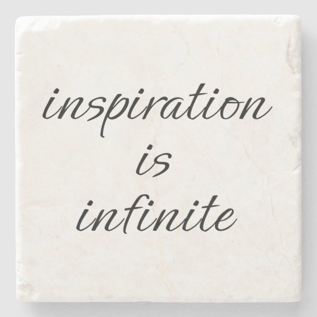 Inspiration Marble Stone Coaster (Front)