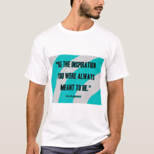 Inspiration Men's White Basic T Shirt