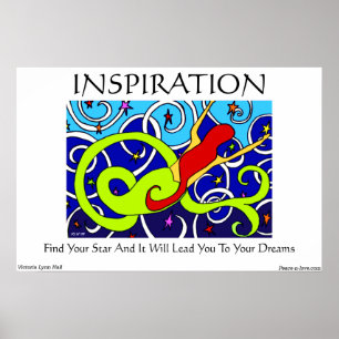 Inspiration Mermaid Art Poster