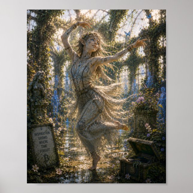 Inspiration / Modern Dancer / Botanical Garden Poster (Front)