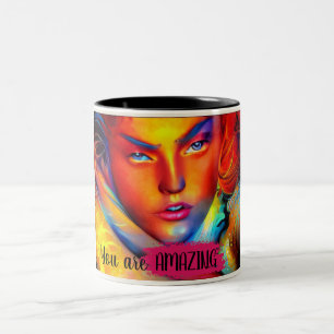 Inspiration Nouveau  Cup Design "You Are Amazing"