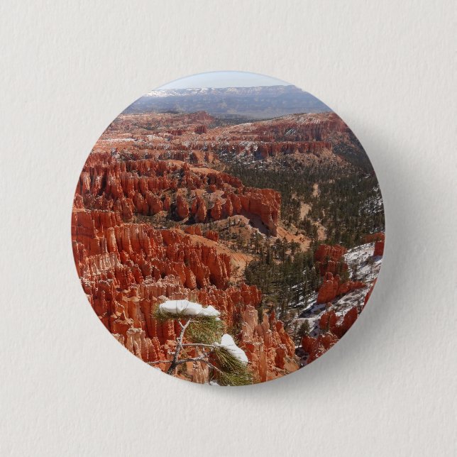 Inspiration Point at Bryce Canyon I 6 Cm Round Badge (Front)