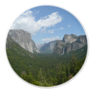 Inspiration Point in Yosemite National Park Ceramic Knob