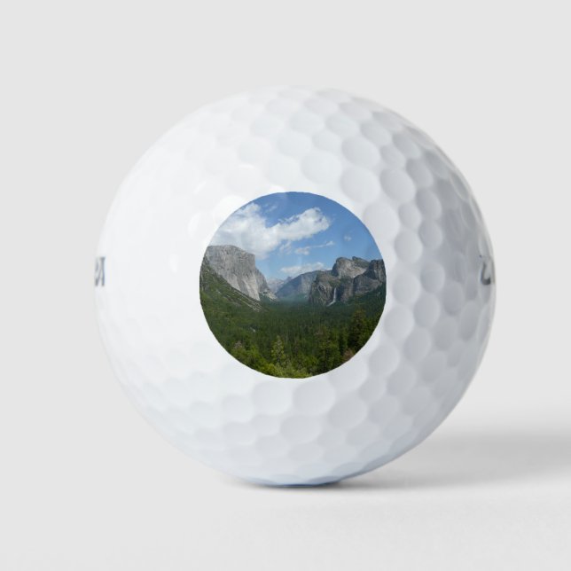 Inspiration Point in Yosemite National Park Golf Balls (Front)