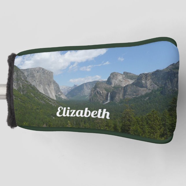Inspiration Point in Yosemite National Park Golf Head Cover (Front)