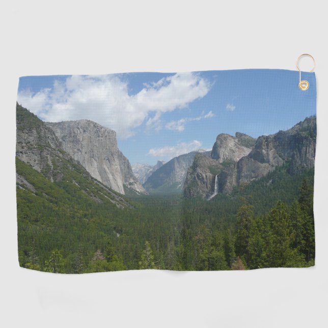 Inspiration Point in Yosemite National Park Golf Towel (Horizontal)