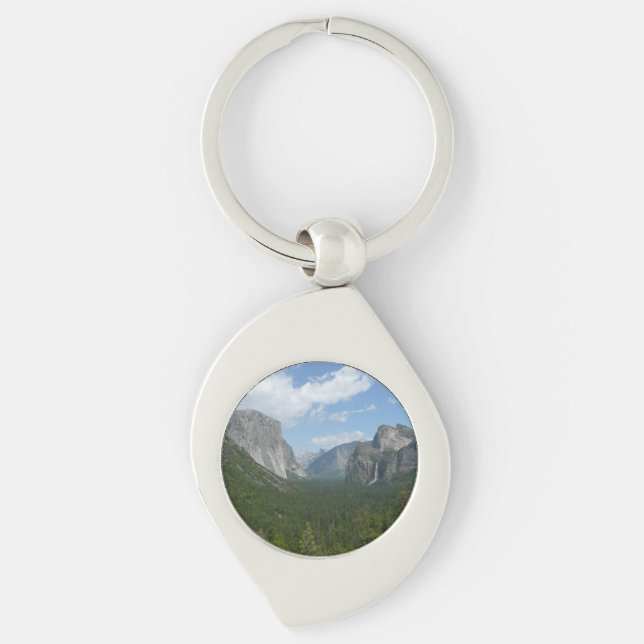 Inspiration Point in Yosemite National Park Key Ring (Front)