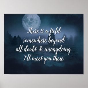 Inspiration Quote I'll meet you there. Poster