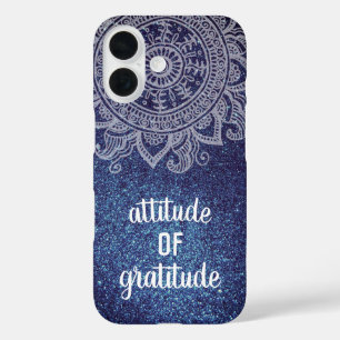 Inspiration Quote Motivational Attitude Gratitude iPhone 16 Case