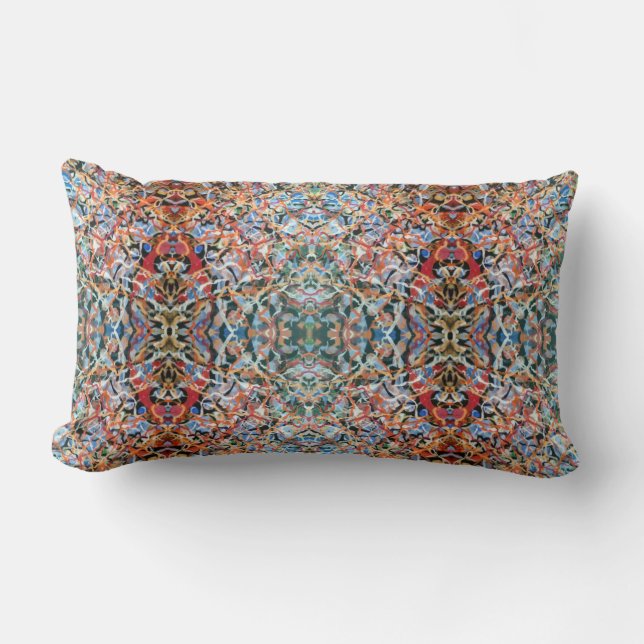 inspiration throw pillow, mirror image lumbar cushion (Front)