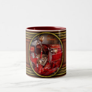Inspiration - Truck - Waiting for a call Two-Tone Coffee Mug