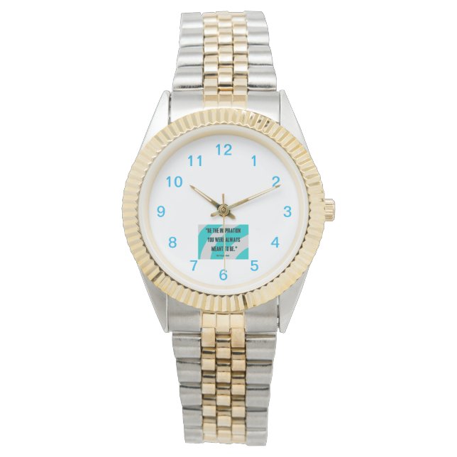 Inspiration Unisex Two-Tone Bracelet Watch (Front)