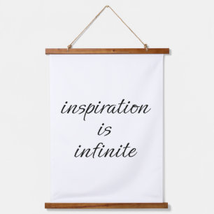 Inspiration Wood Topped Wall Tapestry