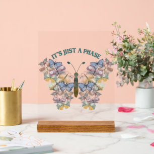 Inspiration word art wellness  acrylic sign