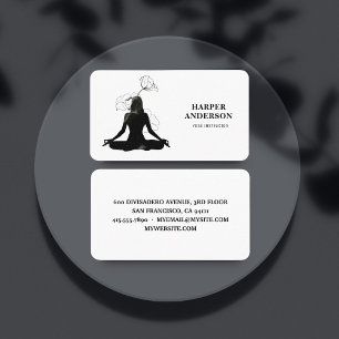 Inspiration Yoga Instructor Professional Business Card